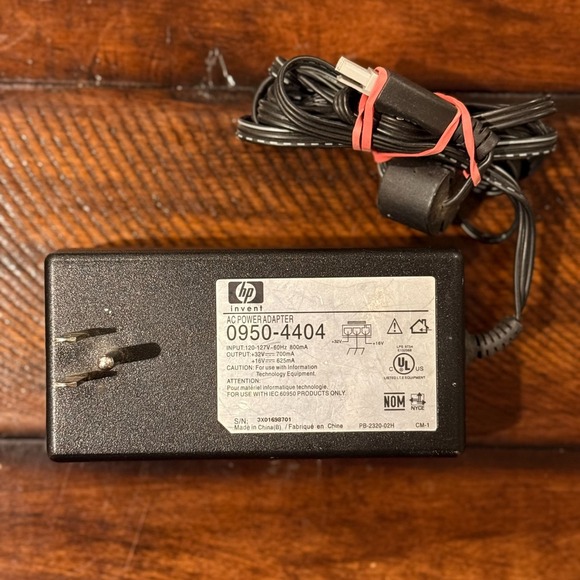 HP OEM AC Power Adapter 0950-4404 Used Genuine for Deskjet 5100 5150 5600 5650 - Picture 1 of 3
